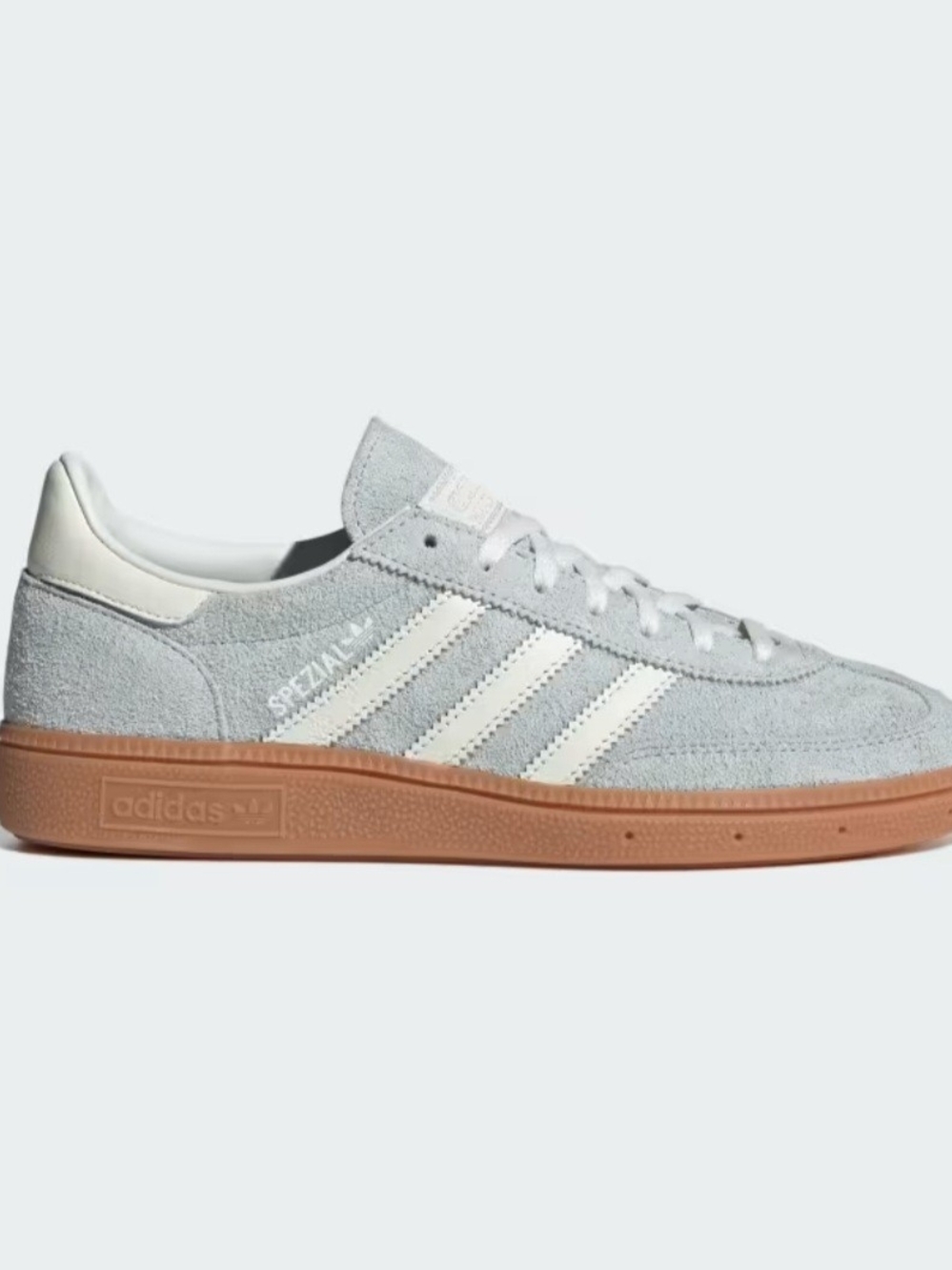 adidas Originals Women's HANDBALL SPEZIAL Wonder Silver Off White Gum siz